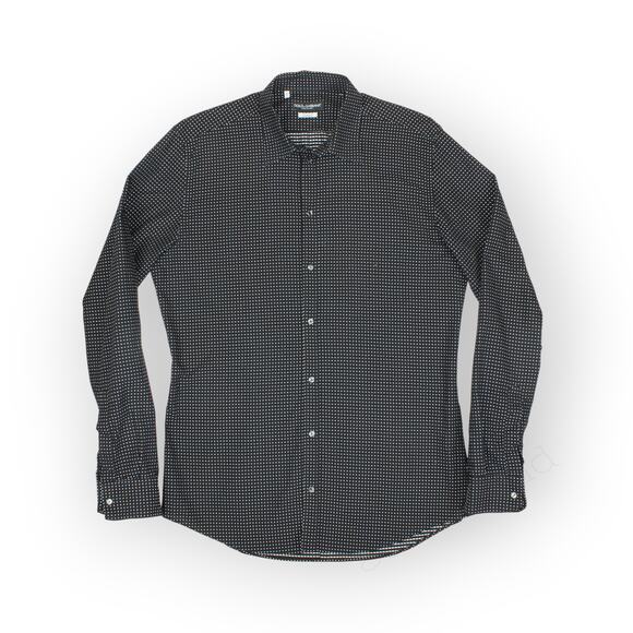 42/16.5 Dolce&Gabbana Black PolkaDot Jacquard Cotton DAVID Tailored Italy - Picture 4 of 16